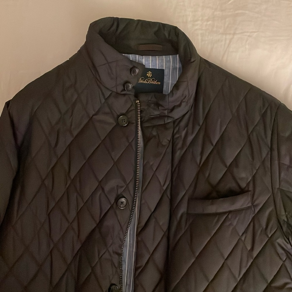 Brooks Brothers Paddock Diamond Quilted Coat
